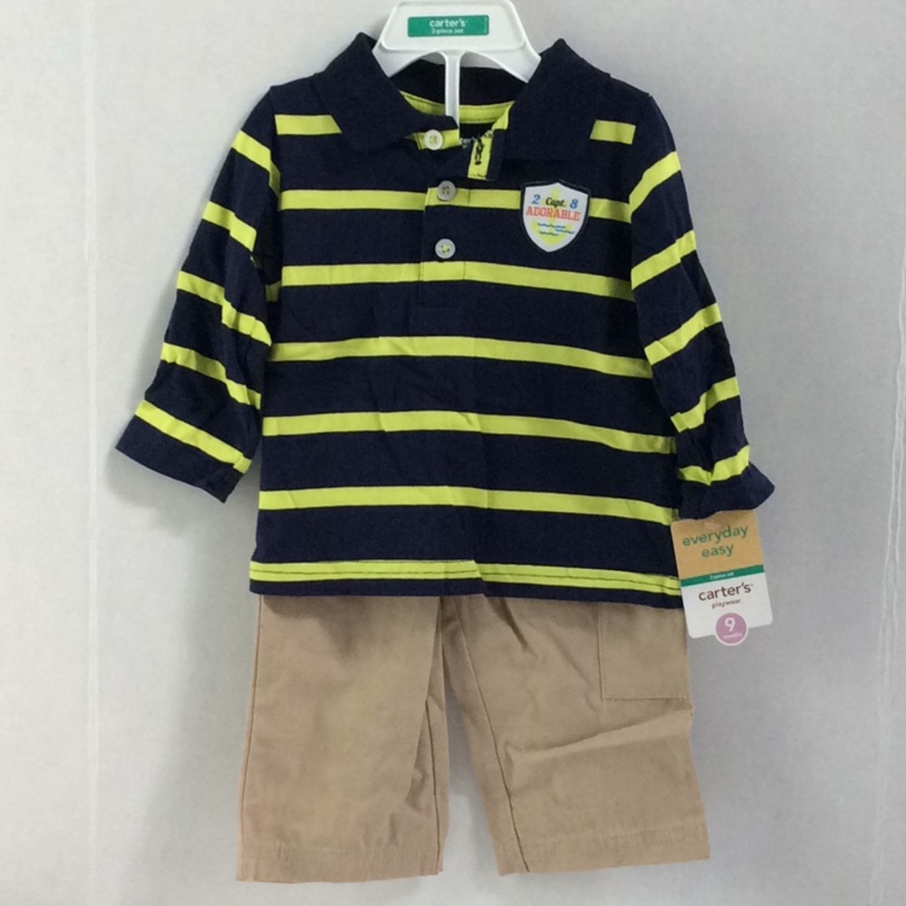 Carter boys pants and shirt set